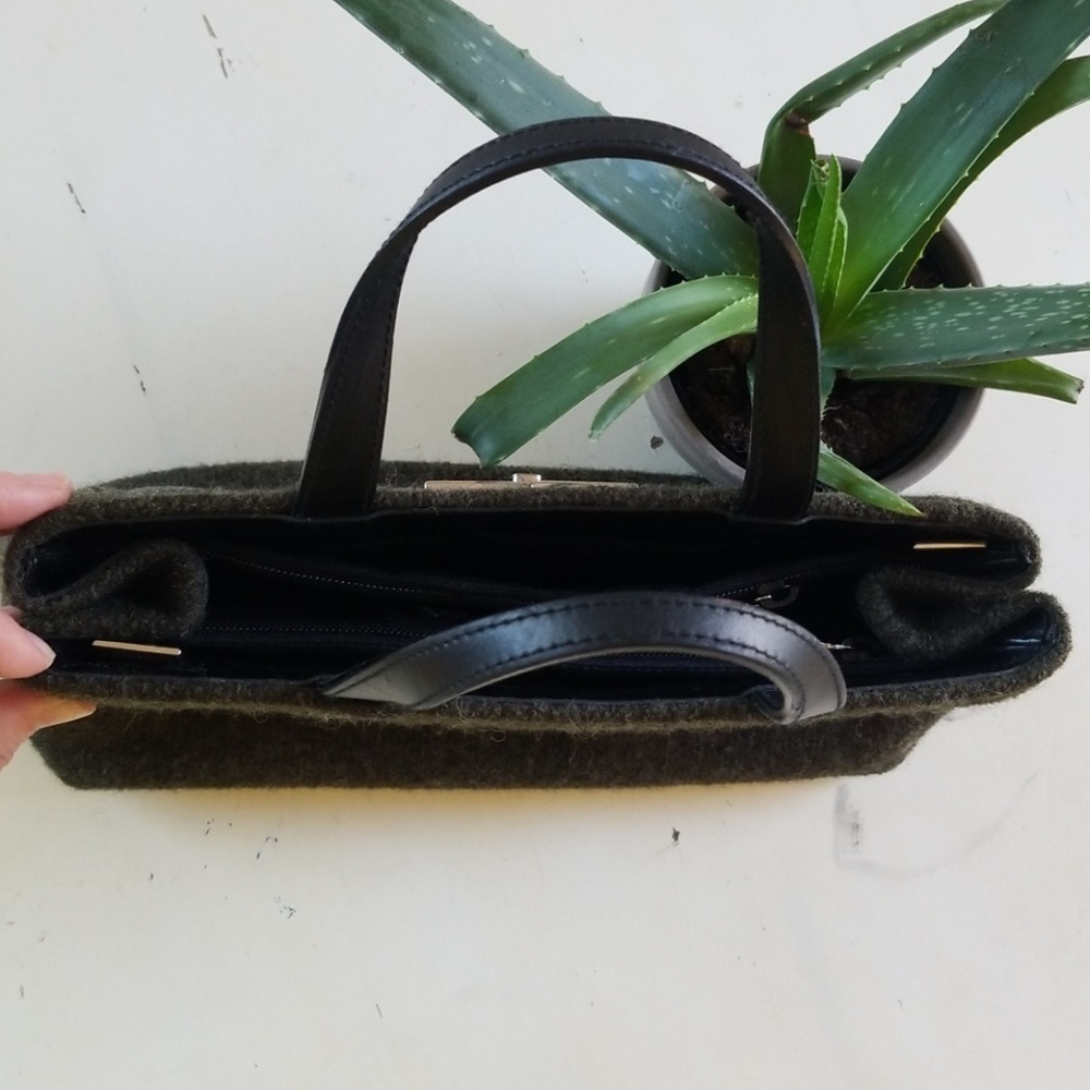 Dark Green Furla Handbag - Picture 6 of 7